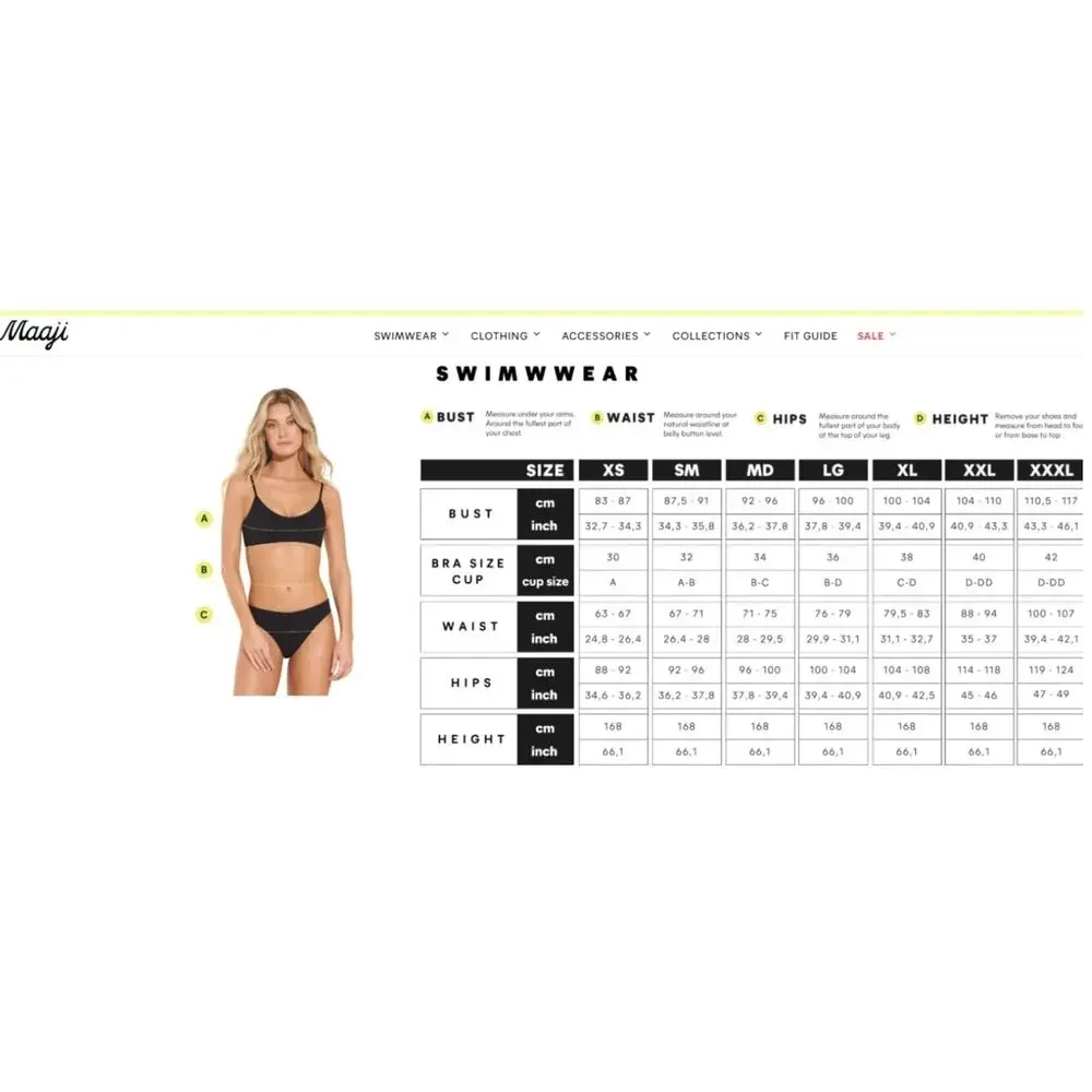 Maaji Zinnia Mimi Trikini One Piece Size Large - Picture 10 of 11
